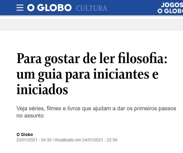 “A filosofia de Merlí” no O Globo