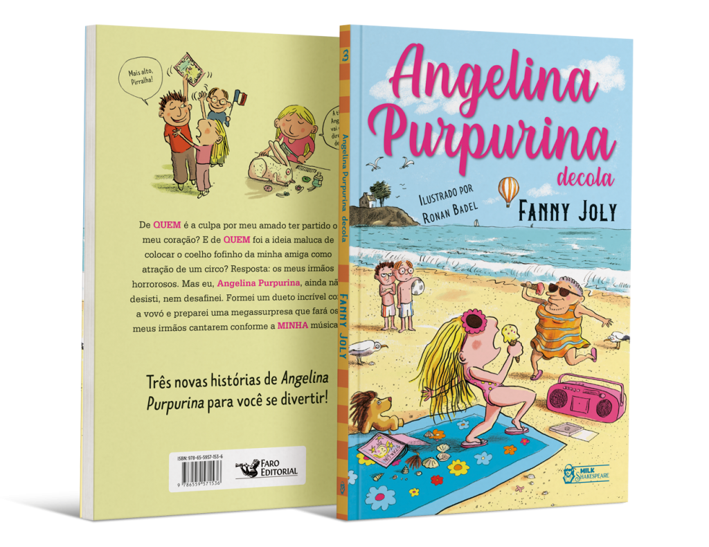 Faro Editorial lança terceiro volume de “Angelina Purpurina”