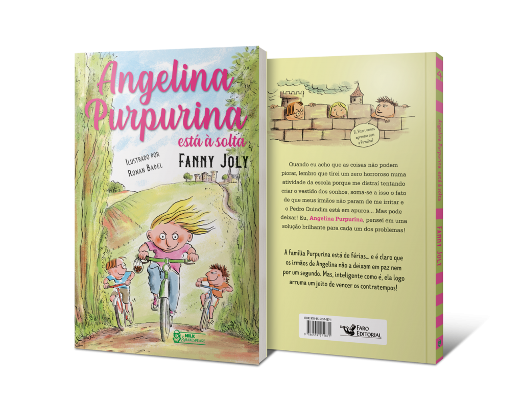 Faro Editorial lança quarto volume de “Angelina Purpurina”