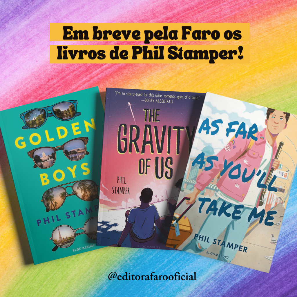 Faro Editorial compra os direitos de três livros com temática Queer de Phil Stamper