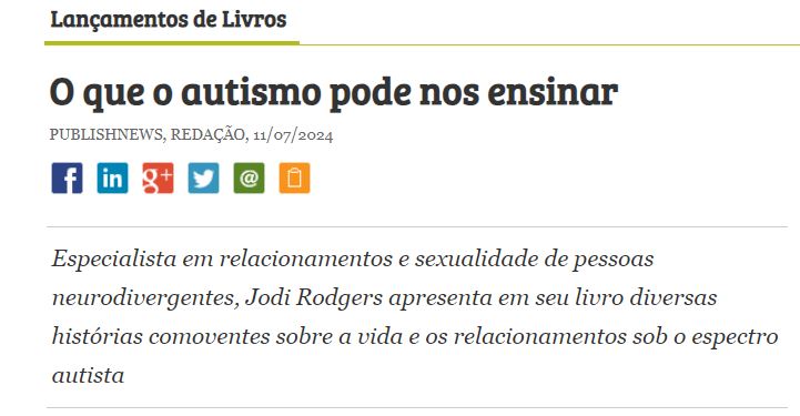 Publishnews – O que o autismo pode nos ensinar