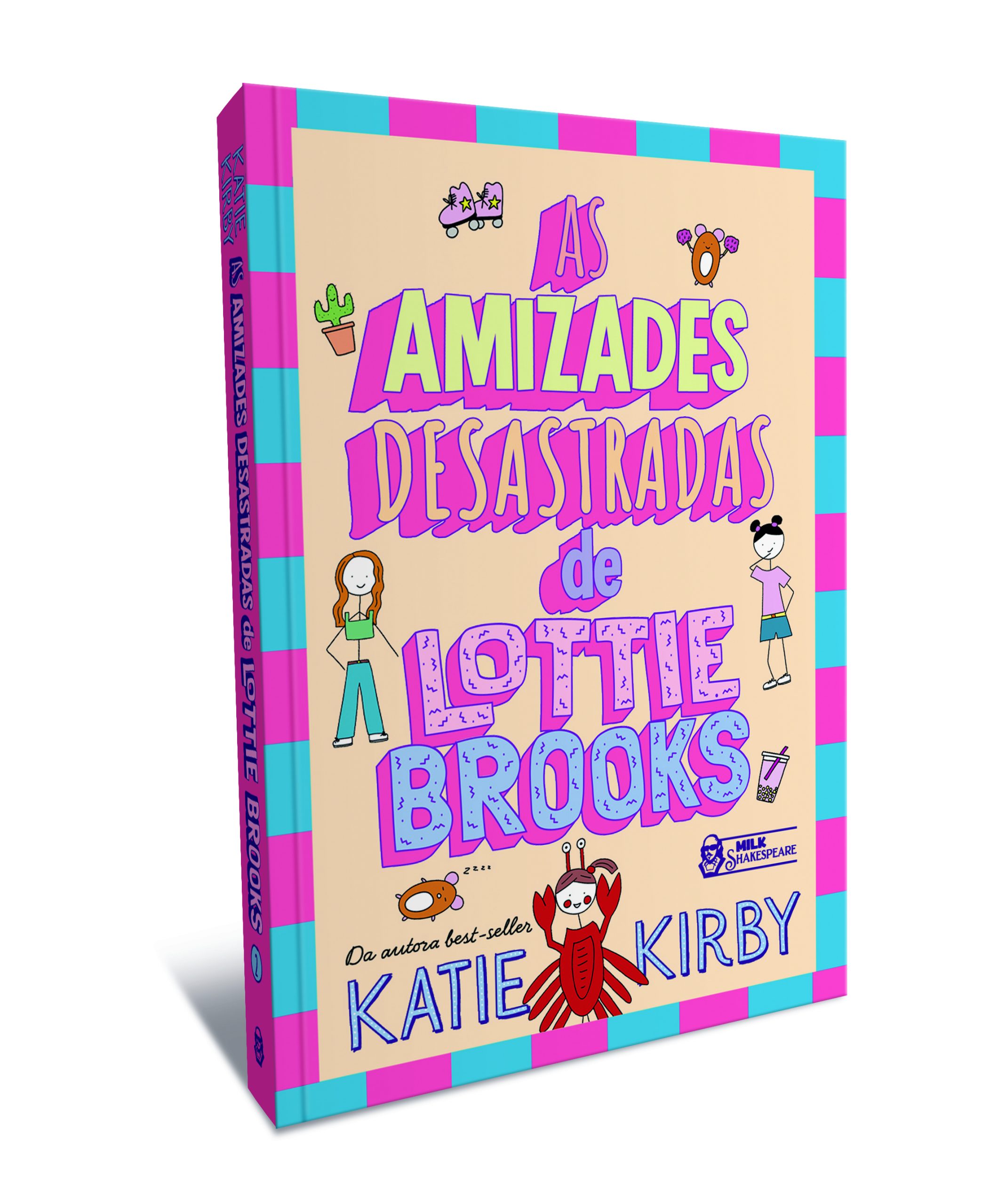 “As amizades desastradas de Lottie Brooks”, segundo volume da série infantojuvenil de Katie Kirby, chega às livrarias este mês