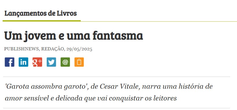 PUBLISHNEWS- Um jovem e uma fantasma